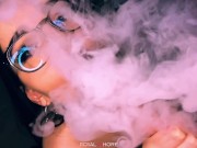 Horny secretary Suzie Sparklez sucks a big cock after work 4/16