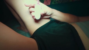 Sandra With A Remote Controlled Vibrator & His Cum