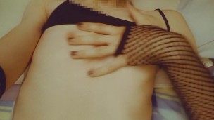 Goth Femboy Slut Shows Off