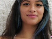 Beautiful Brunette Student cheerleader with amazing tits 6/16