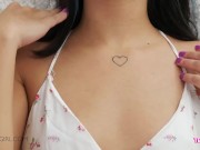 Beautiful Brunette Student cheerleader with amazing tits 8/16