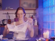 Trying  On White And  Black Underwear / Unpacking Gifts From The Past 7/16