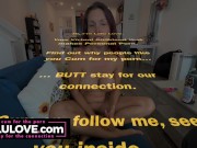 Big boobs babe nude & barefoot on couch behind the scenes podcast about PMS temper, vice & addiction & bday plans - Lelu Love 1/16