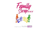 Nickey Huntsman's sneaky joke gets her swap son cumming 1/16