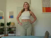 BREAKUP SEX with natural BIG BOOTY blonde - Anna Claire Cloud 2/16