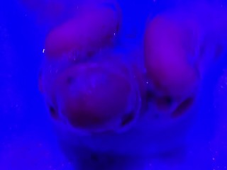 Sega con i piedi nella jacuzzi