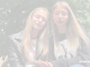 Ersties - Sexy Blonde Girls Enjoy Their Lesbian Time Together 4/16