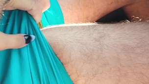 Tinder date in car - Driving and Public masturbation