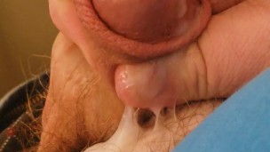 Busting a thick nut to some porn at the office