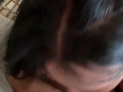 snow bunny sucks bbc and gets ate