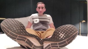 Premium preview - Step Gay Dad Series - The Wrong Door - Hotel footjob fiasco!