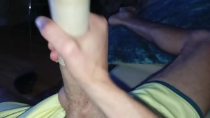 The Guy So Horny With His Big Cock Continues Fucking And Cums Inside The Hole Close Up.Part2