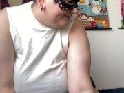 Watch me make a Croptop so my nipples peek out. 6/16