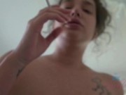 POV Session with famous pornstar Gia Paige whos smokes and gets fucked GFE 6/16