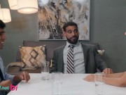 WHYNOTBI - Aali Kali And Ty Mitchell Will Do Anything To Please Ricky Larkin And Get The Scholarship 1/16