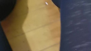 Feetjob to my dildo before riding it