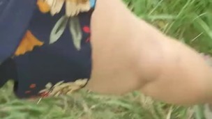 Explore my backdoor while outdoors