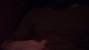 Stroking my bound, half limp, cock while plugged in the rear, all to no avail (ruined orgasm)