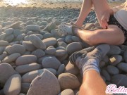 We Almost Got Caught - Risky Beach Sex (juicy Lousie) 1/16