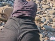 We Almost Got Caught - Risky Beach Sex (juicy Lousie) 12/16