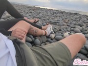 We Almost Got Caught - Risky Beach Sex (juicy Lousie) 7/16