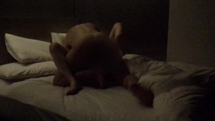 ピンクのセクシーパンティを履かせて前戯無しでイキナリ後ろから挿入&射精 〜入れて出すだけのわがままSEXなのに最後はゴムごっくんしてくれました〜