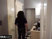 A house party goes nicely for this lucky small penis dude 1/16