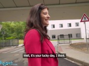 Public Agent Sex mad cougar Asha Heart caught gagging on big cock POV outdoor deepthroat and hard fast fuck 3/16