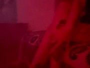 an exhibitionist girl  gave a blowjob to a random guy at a party 3/16