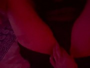 an exhibitionist girl  gave a blowjob to a random guy at a party 6/16