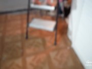 Step Mom caught Step Son with boner and helps to cum quick on her pussy while her Husband is home 4/16