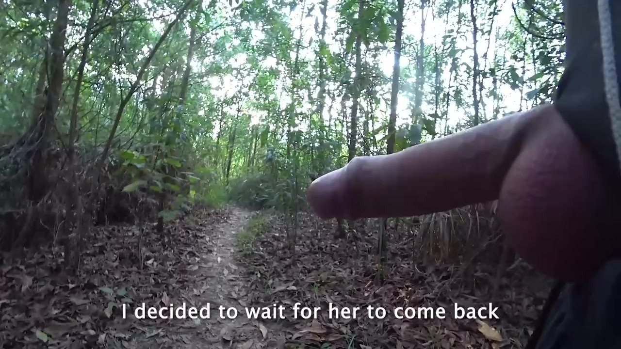 DICK FLASH IN FOREST: Sporty milf caught me jerking off ...