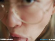 Mila Koi blows cum bubbles after getting facefucked against the wall - Themindoftommy 3/16