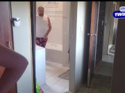 Quickie with the neighbours wife in the bathroom 1/16