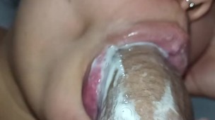 pov blowjob creampie with lots of spit🍆🥛🥛🥛💦🫦😋🤤😜🥛🥛🥛🥛