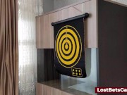 Kesniya loses a strip darts game and gets fucked by the winner 6/16