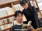 【mr.bunny】moso-008 Passionate lesson with sexy female teacher in school library 4/16