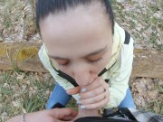 POV Forest Blowjob And Cum Swallow 11/16