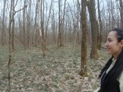 POV Forest Blowjob And Cum Swallow 2/16