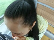 She Sucks Me And Swallows Cum On Public Bus Station 3/16