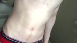 Slim twink in briefs