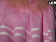 Hot Lesbian Fuck with Security Officer and Sexy Flight Attendant - LETSDOEIT 4/16