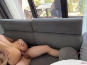 I called a prostitute for my husband and smoked on the balcony while they fucked 9/16