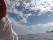 Hanging out with pornstar Serena Hill kicking it behind the scenes and getting a blowjob POV out in public 13/16