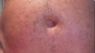So fat I can jerk off rubbing my dick against my fatpad