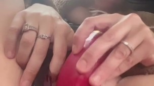 Bf left me in 🚗 so I Had a FaceTime wank& squirted for my new side guy! Without getting CAUGHT 🤭