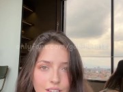 Sexy dance on the balcony with my pussy open and wet for u 9/16