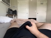 Teasing edging in my boxers *asmr moaning* *huhe cumshot* 1/16