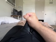 Teasing edging in my boxers *asmr moaning* *huhe cumshot* 13/16