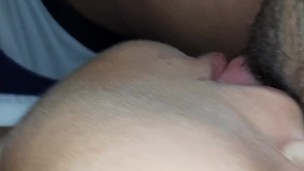 First I let my slave girl lick my pussy, and then I let her look at me, masturbate and cum